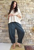 Jo Jo Quirky Classic Barrel Pant Charcoal